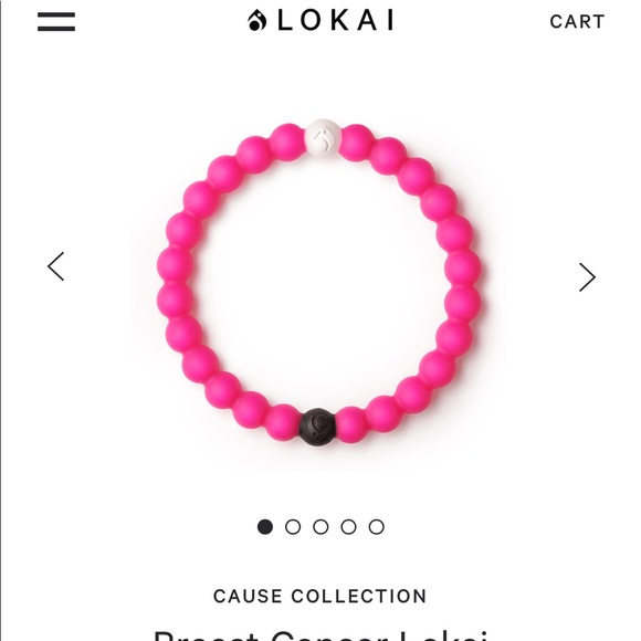 2 Pink Breast Cancer Support Lokai Bracelets - Light Pink & Deep Pink OSFM NWOT - Picture 2 of 7